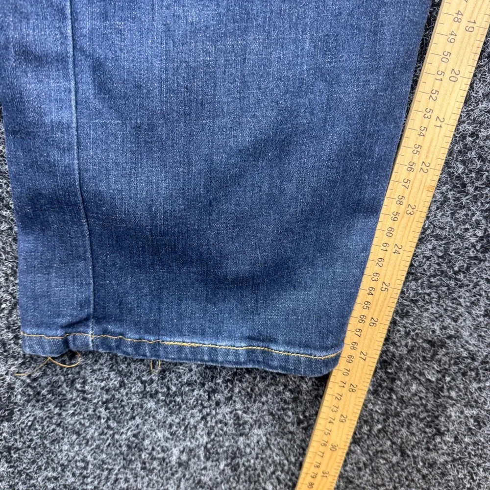 Levis 501 Regular‎ Straight Jeans Mens 44x30 Medium Wash Blue Denim Button Fly